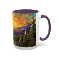 Sunrise Stained Glass Mug