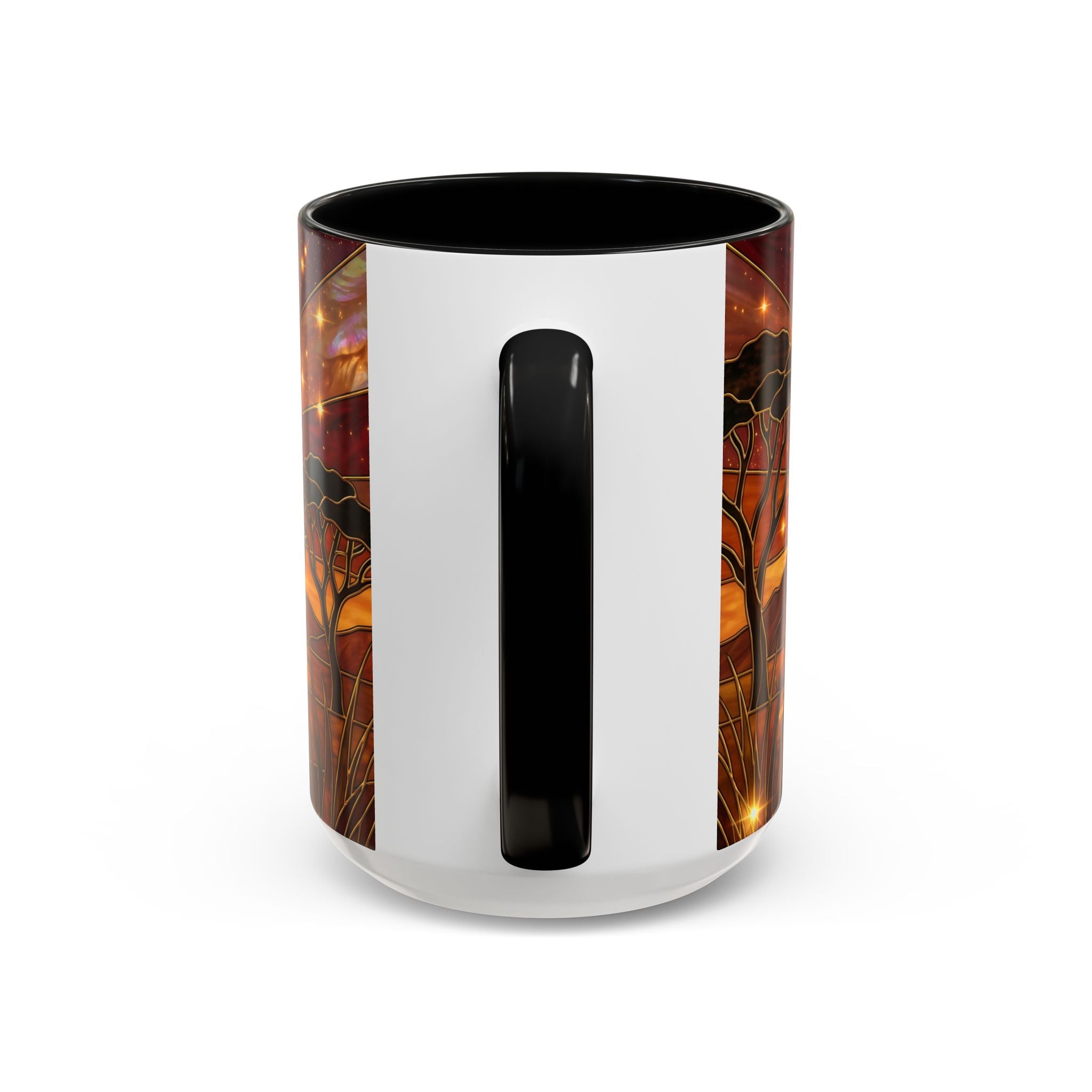 Savannah Lion Stained Glass Style Mug
