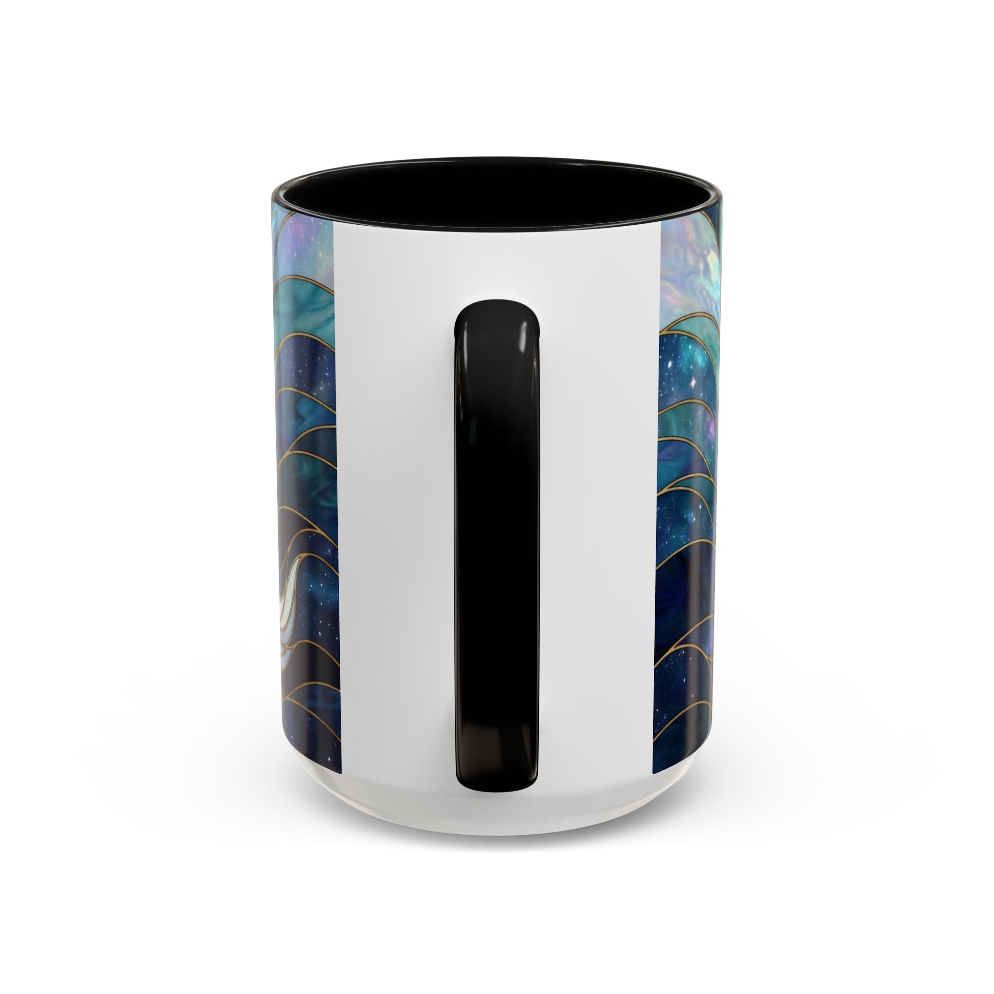 Moonlit Wolf Stained Glass Style Mug