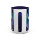 Crystal Wolf Stained Glass Style Mug