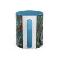 Forest Wolf Stained Glass Style Mug