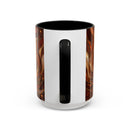 Ember Wolf Stained Glass Style Mug