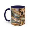 Regal Bulldog Stained Glass Style Mug