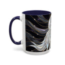 Night Wolf Stained Glass Style Mug