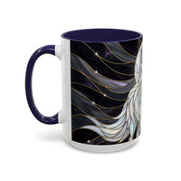 Night Wolf Stained Glass Style Mug