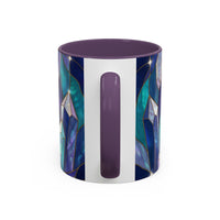 Crystal Wolf Stained Glass Style Mug