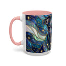 Celestial Staffy Stained Glass Style Mug