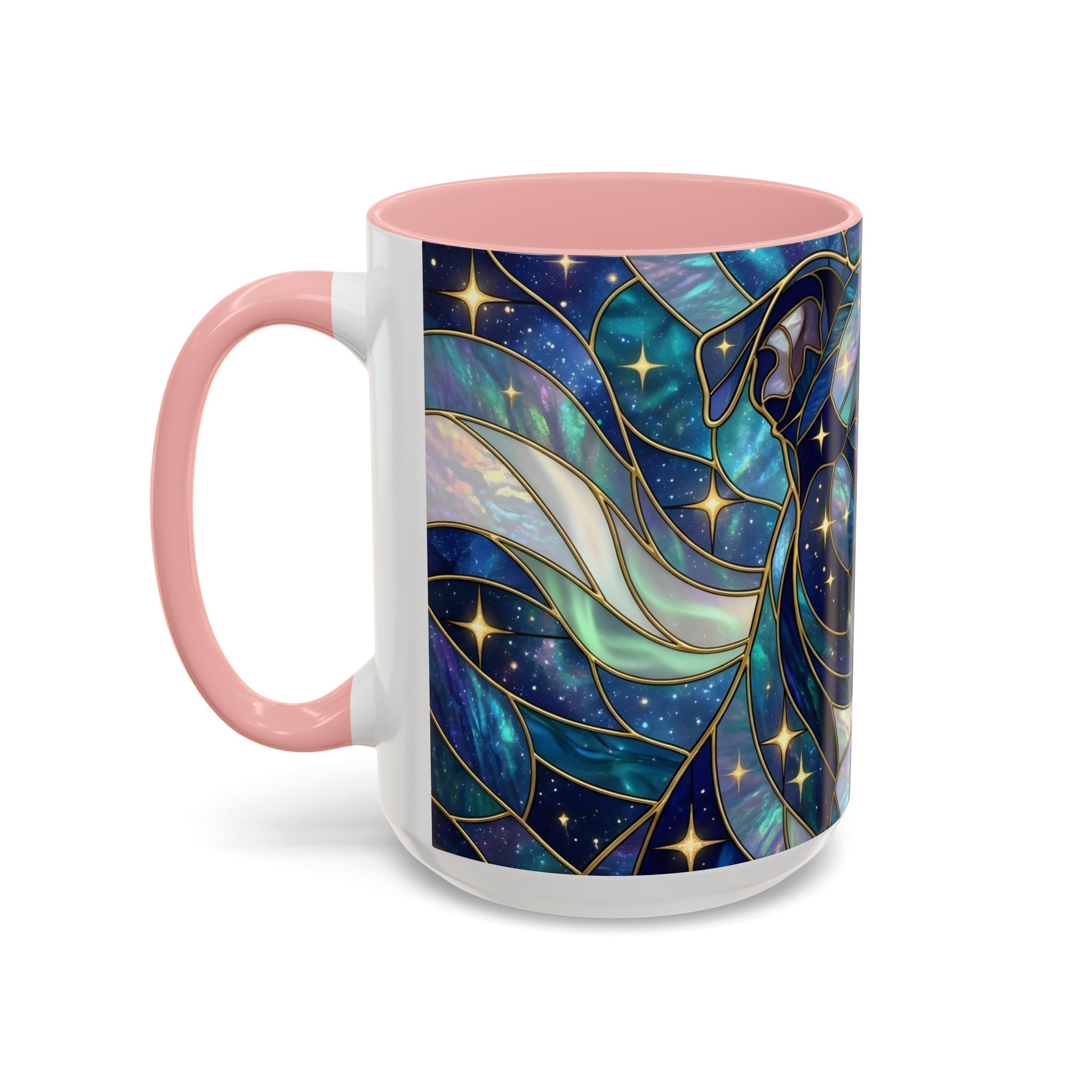Celestial Staffy Stained Glass Style Mug