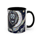 Celestial Lion Stained Glass Style Mug