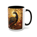 Sakura Peacock Stained Glass Style Mug