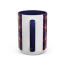Purple Peacock Stained Glass Style Mug