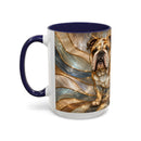 Regal Bulldog Stained Glass Style Mug