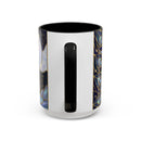 Lunar Peacock Stained Glass Style Mug