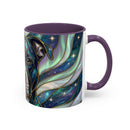 Aurora Glow Staffy Stained Glass Style Mug