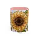 Sunflower Stained Glass Mug