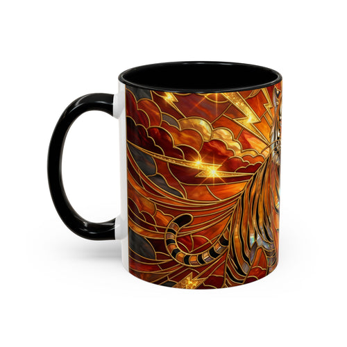 Thunder Tiger Stained Glass Style Mug