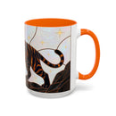 Midnight Tiger Stained Glass Style Mug