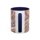 Pink Starlight Staffy Stained Glass Style Mug