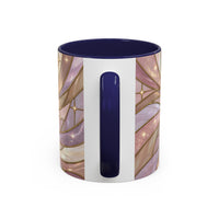 Pink Starlight Staffy Stained Glass Style Mug