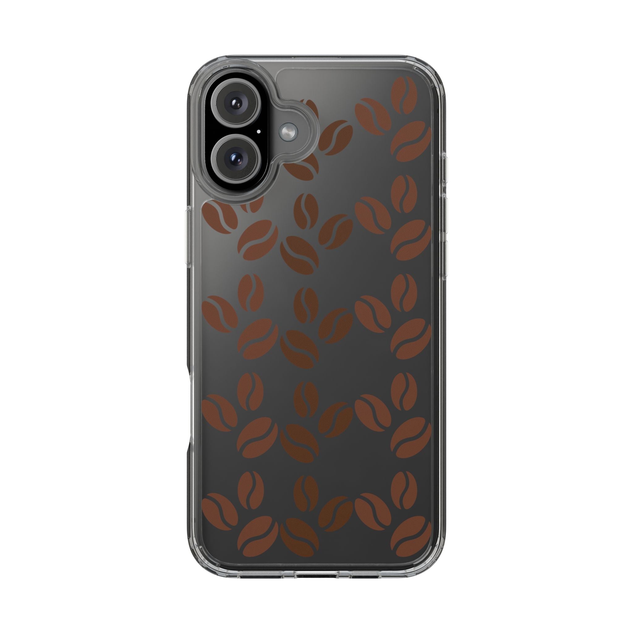Coffee Beans Clear Phone Case
