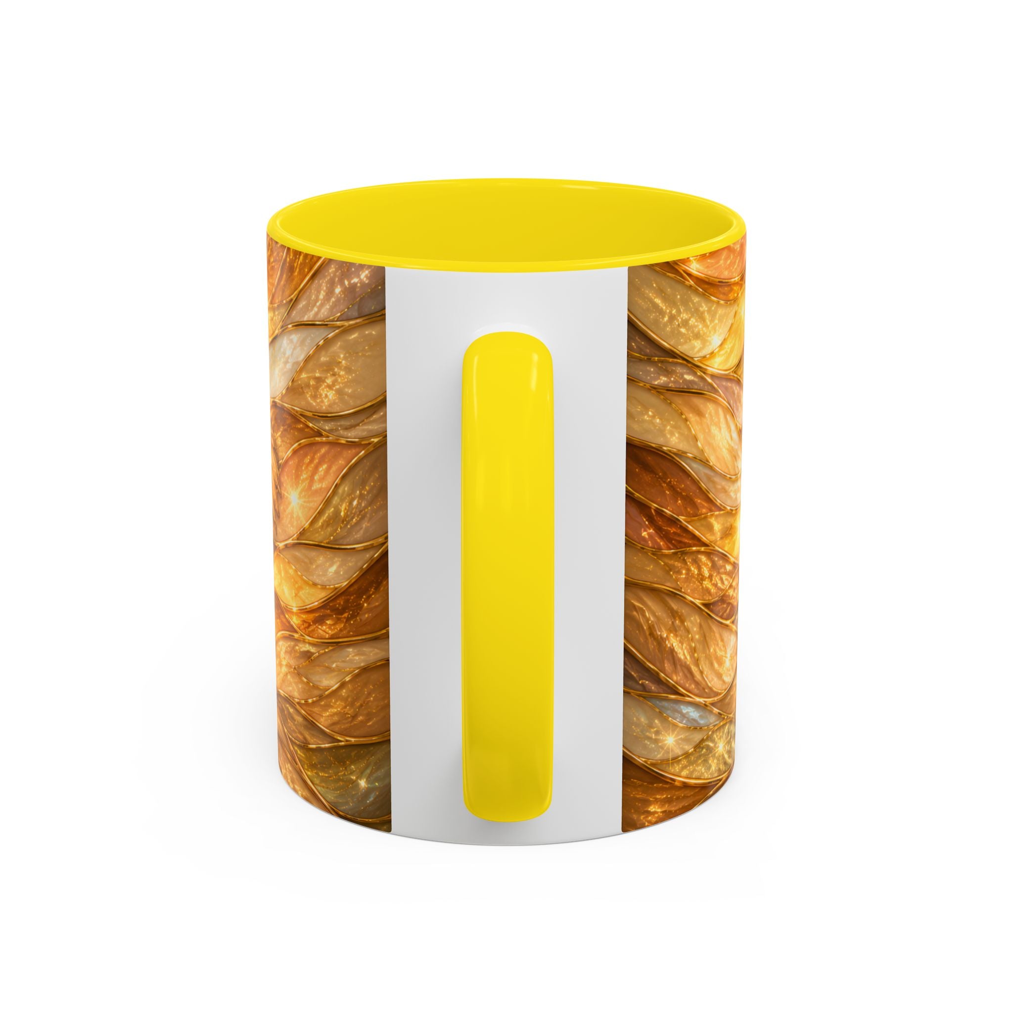 Golden Glow Golden Retriever Stained Glass Style Mug