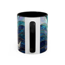 Moonlit Wolf Stained Glass Style Mug