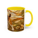 Blossom Beagle Stained Glass Style Mug