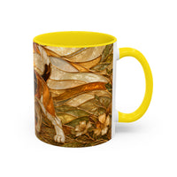 Blossom Beagle Stained Glass Style Mug