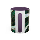 Jade Wolf Stained Glass Style Mug