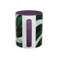 Jade Wolf Stained Glass Style Mug