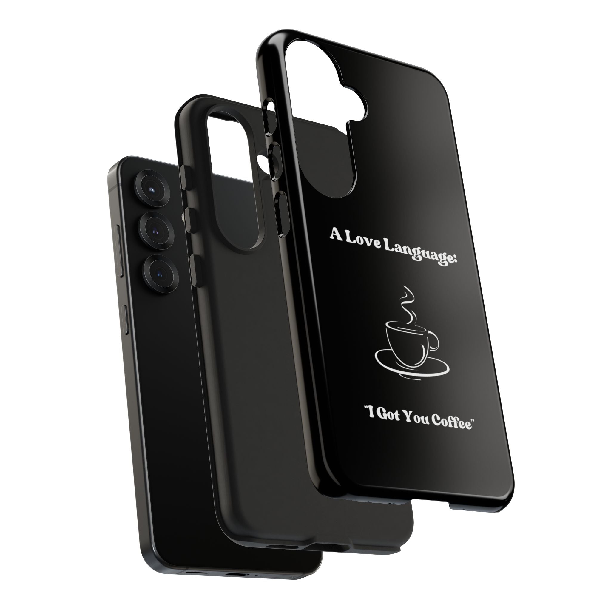 A Love Language Black Phone Case