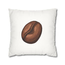 Coffee Bean Faux Suede Pillow Cover