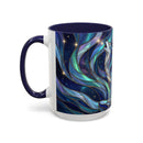 Aurora Howl Wolf Stained Glass Style Mug
