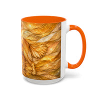 Golden Glow Golden Retriever Stained Glass Style Mug