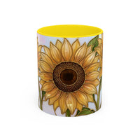 Sunflower Stained Glass Mug