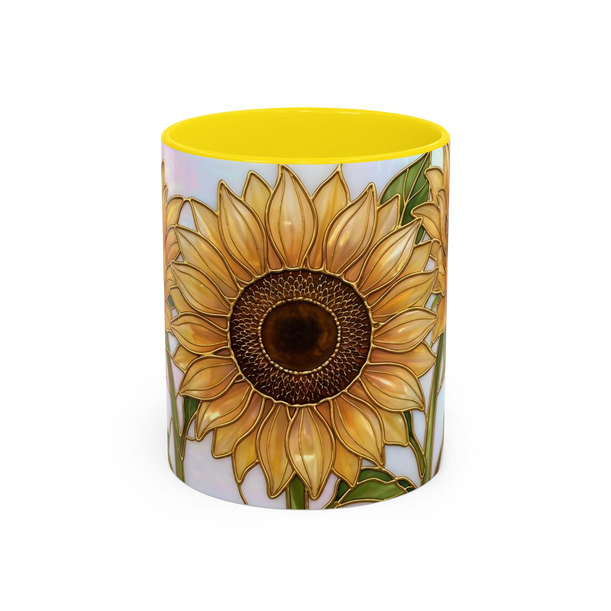 Sunflower Stained Glass Mug