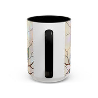 Minimal Peacock Stained Glass Style Mug