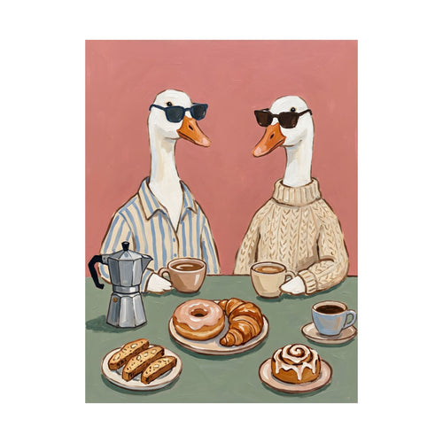 Goose Coffee Date Poster