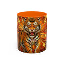 Thunder Tiger Stained Glass Style Mug