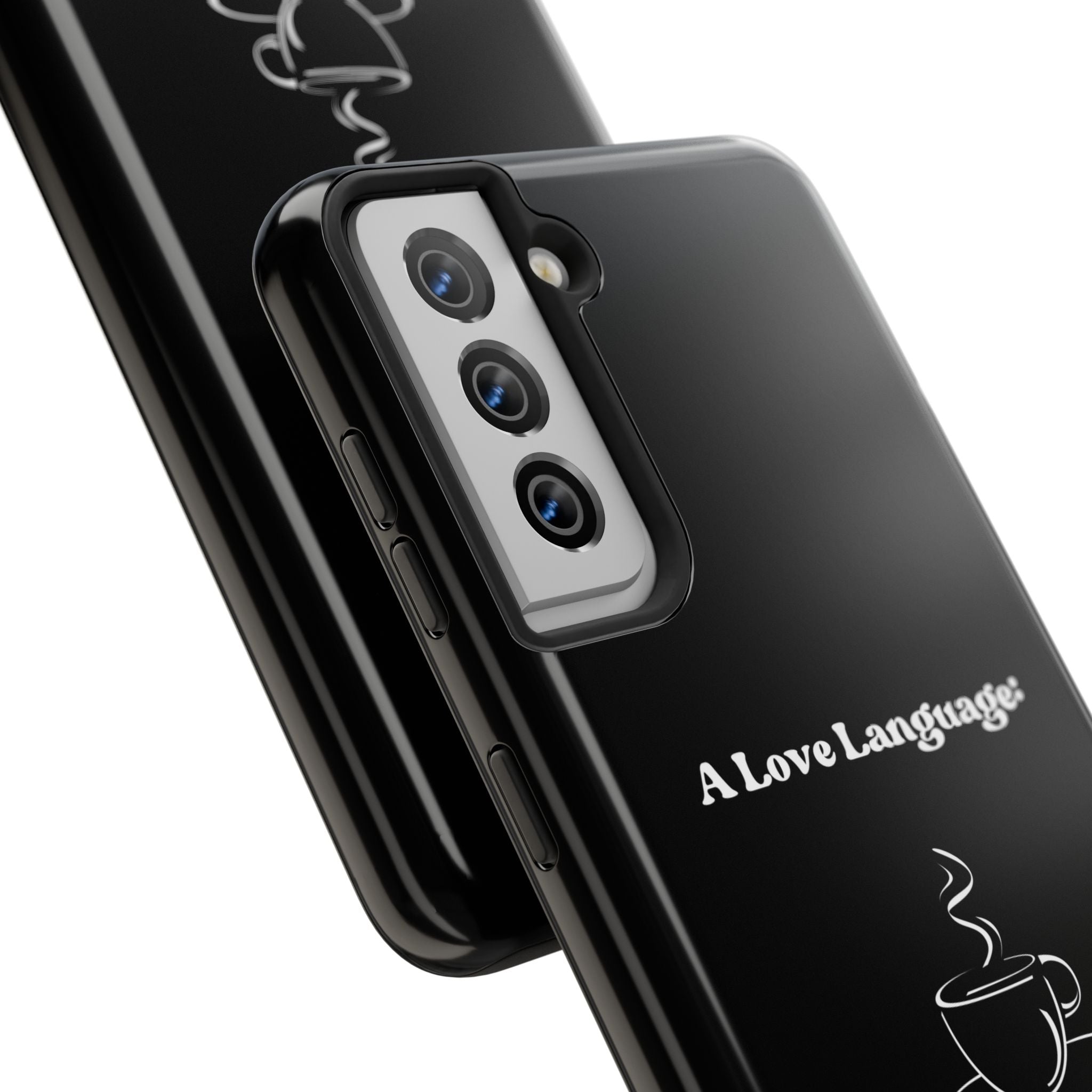 A Love Language Black Phone Case