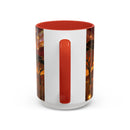 Savannah Lion Stained Glass Style Mug