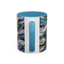 Sapphire Glow French Bulldog Stained Glass Style Mug