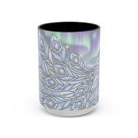 Aurora Peacock Stained Glass Style Mug