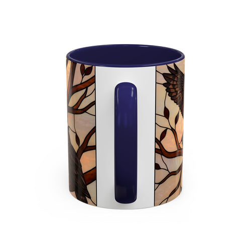 Dusk Owl Stained Glass Style Mug