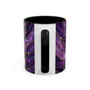 Amethyst Great Pyrenees Stained Glass Style Mug