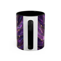 Amethyst Great Pyrenees Stained Glass Style Mug