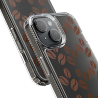 Coffee Beans Clear Phone Case