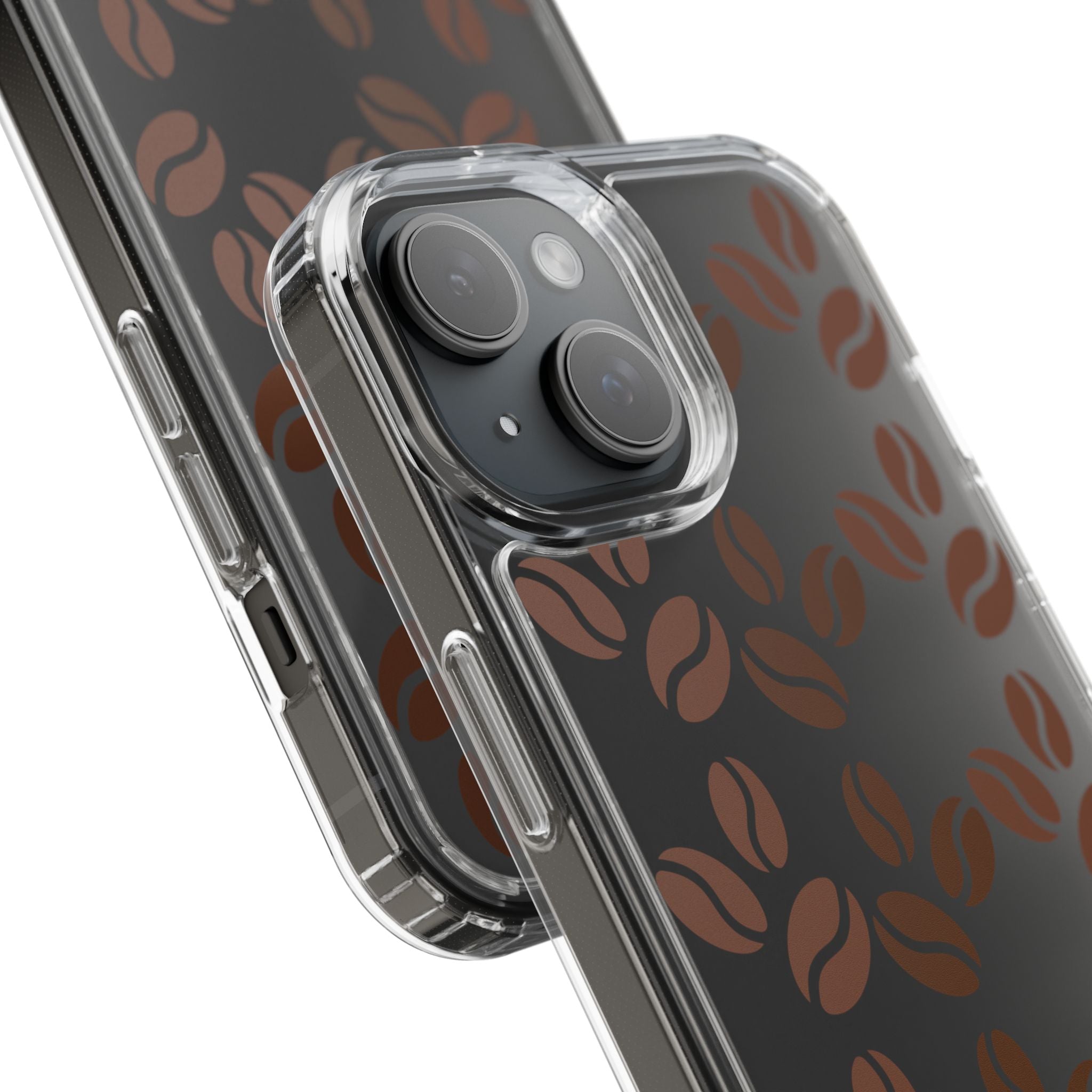 Coffee Beans Clear Phone Case