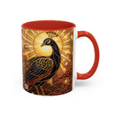 Sakura Peacock Stained Glass Style Mug