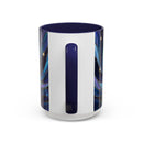 Aurora Howl Wolf Stained Glass Style Mug